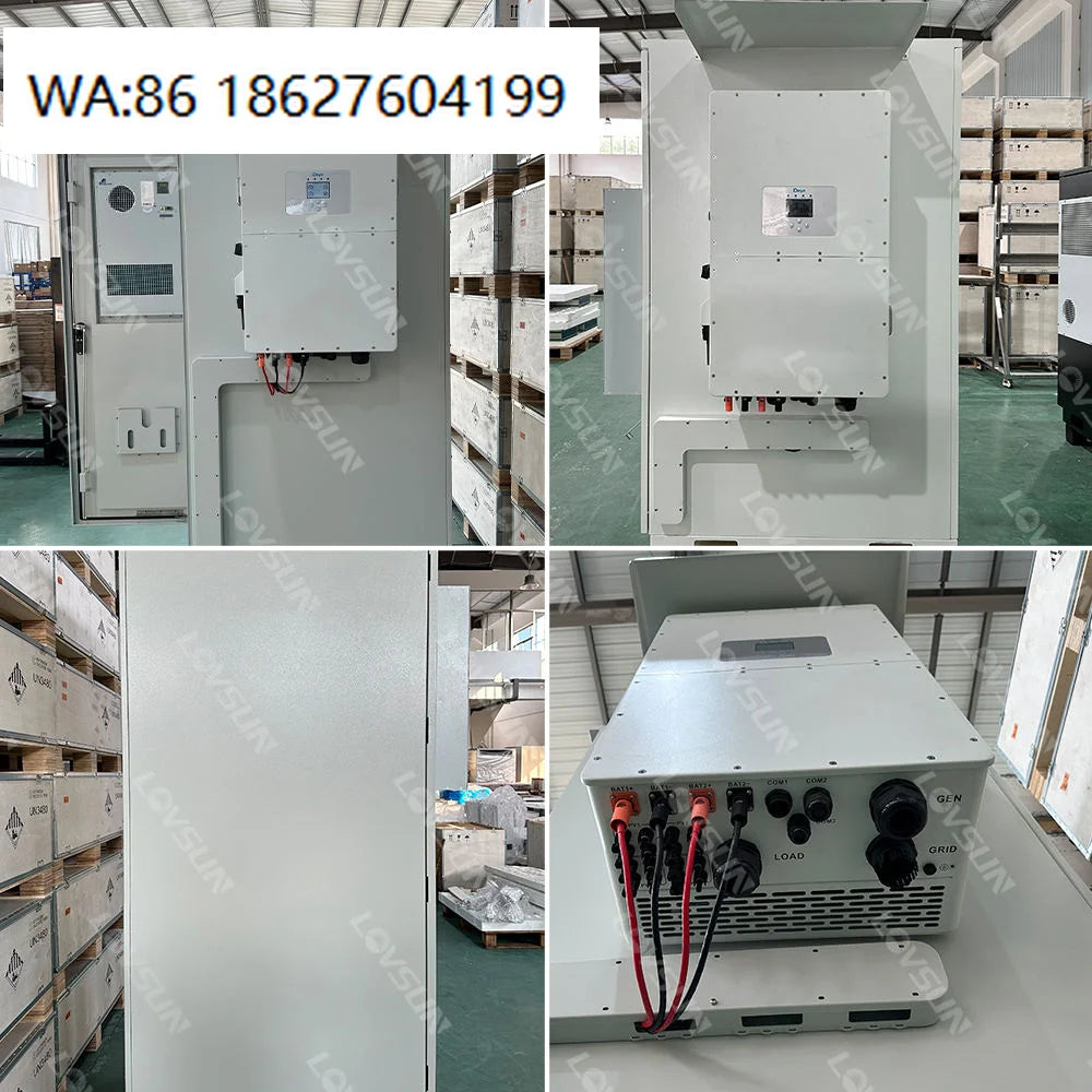 50KW 100KW 200KWh Modular BESS, Integrated Container Solar Battery Commercial Storage System